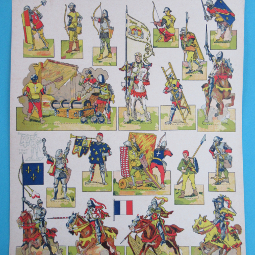 Planche Epoque Moyen-âge par les éditions H. Bouquet